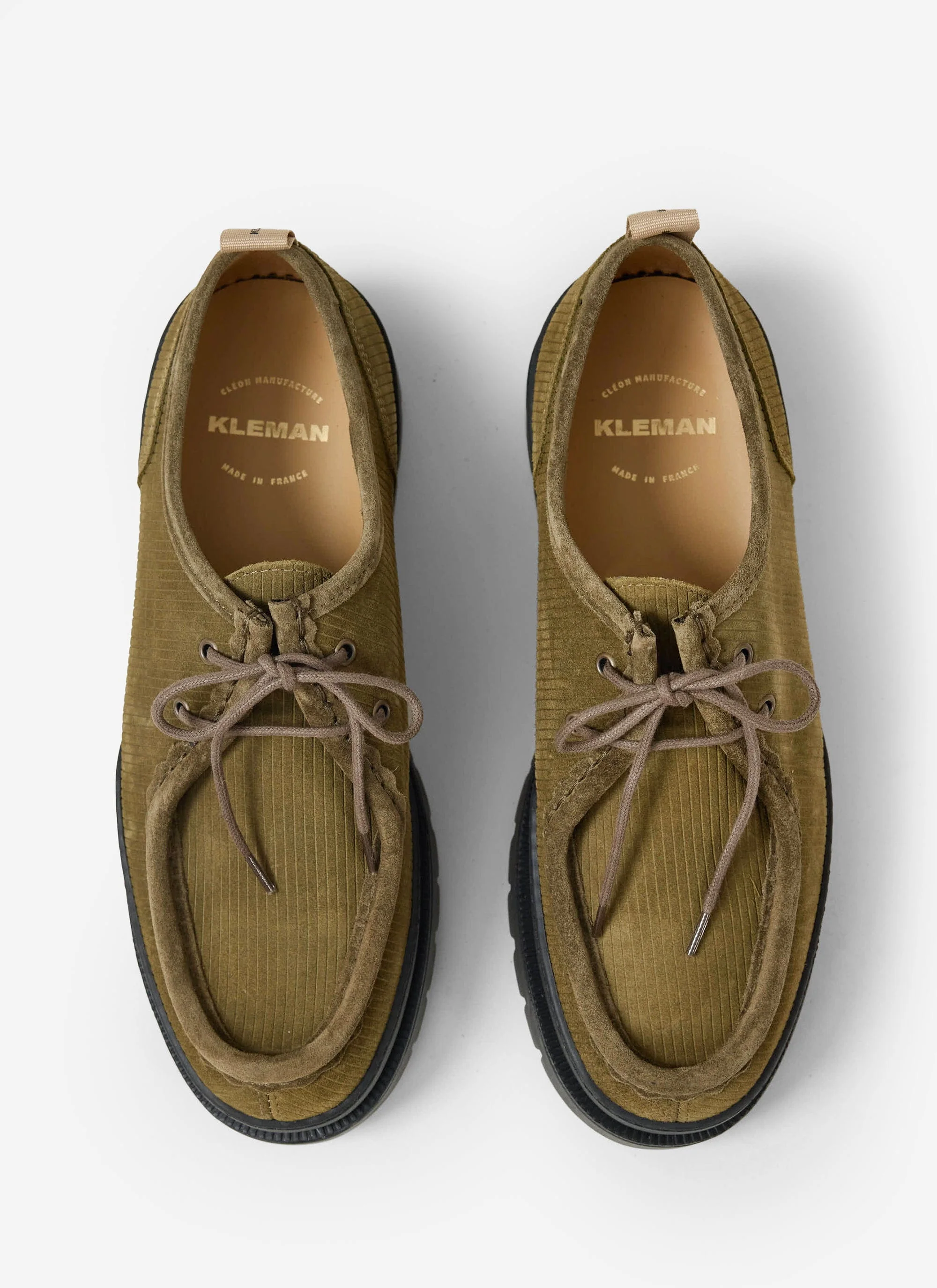 5737-kleman-major-v-cord-shoe-khaki-3.webp Kleman | Major V Cord Shoe | Khaki