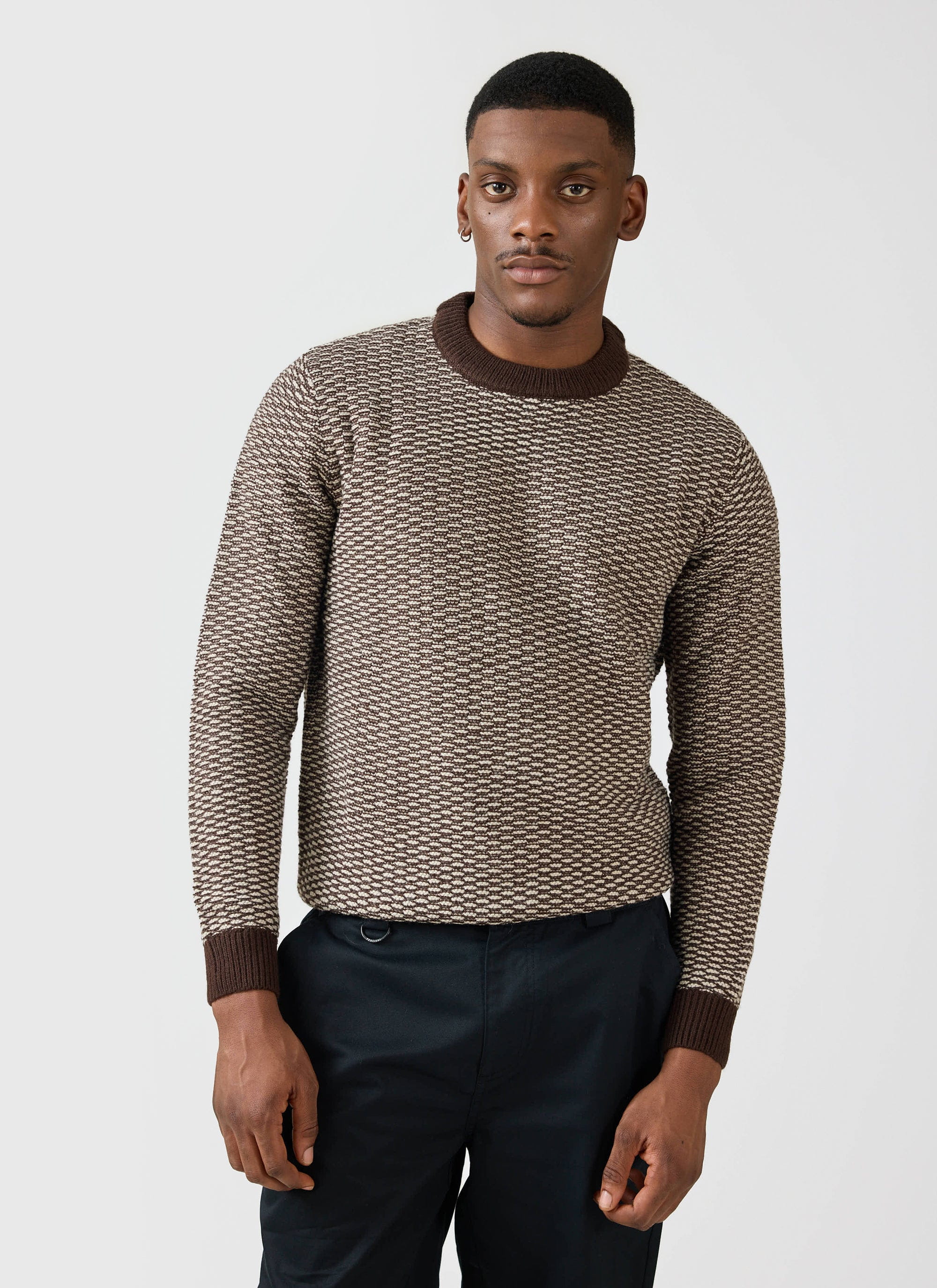 5779-charlestown-knitted-jumper-chocolate-beige-2.jpg Charlestown Knitted Jumper | Chocolate Beige