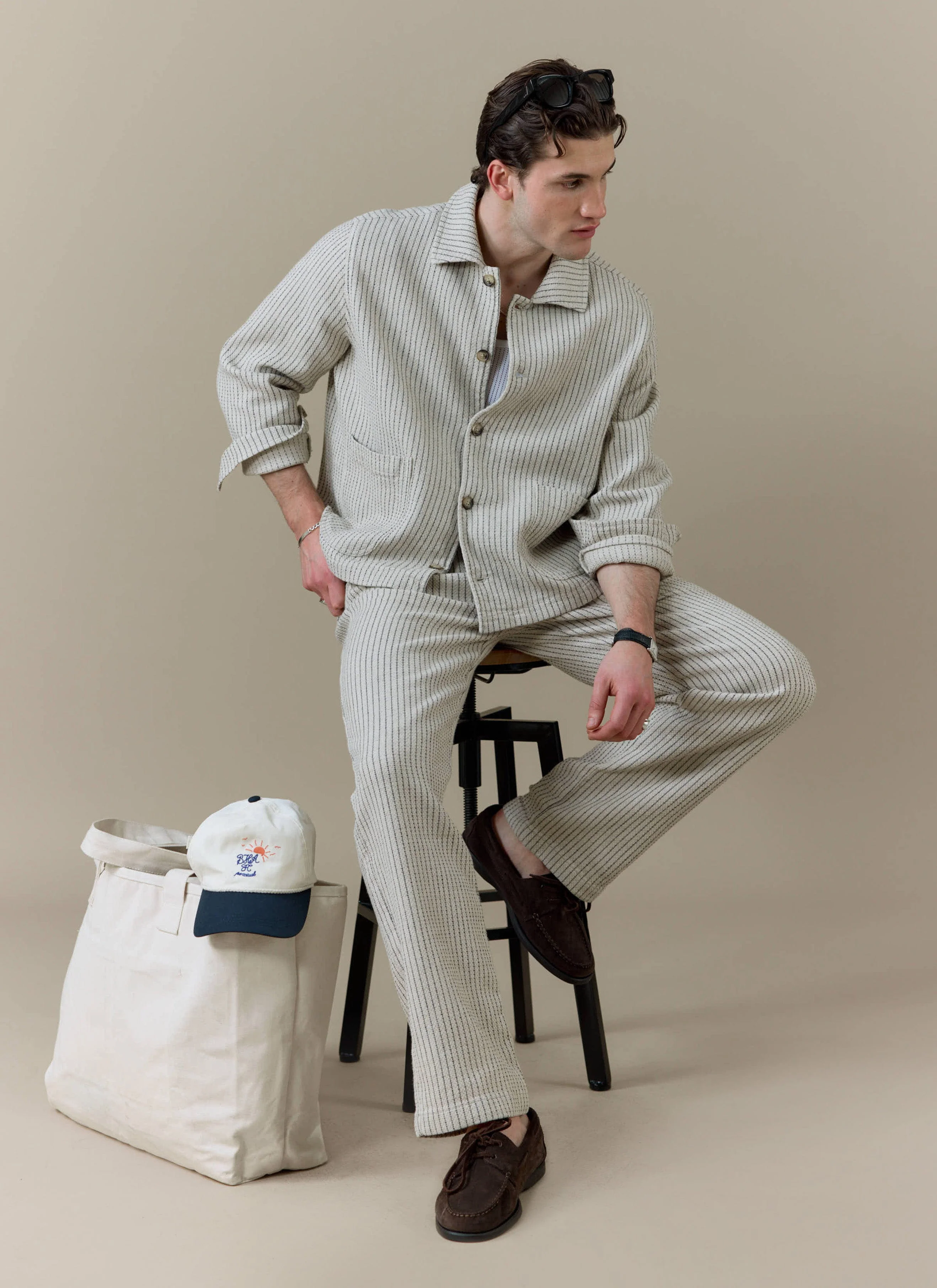 594-sorrento-boxy-overshirt-linen-cream-2.webp Sorrento Boxy Overshirt | Linen | Cream