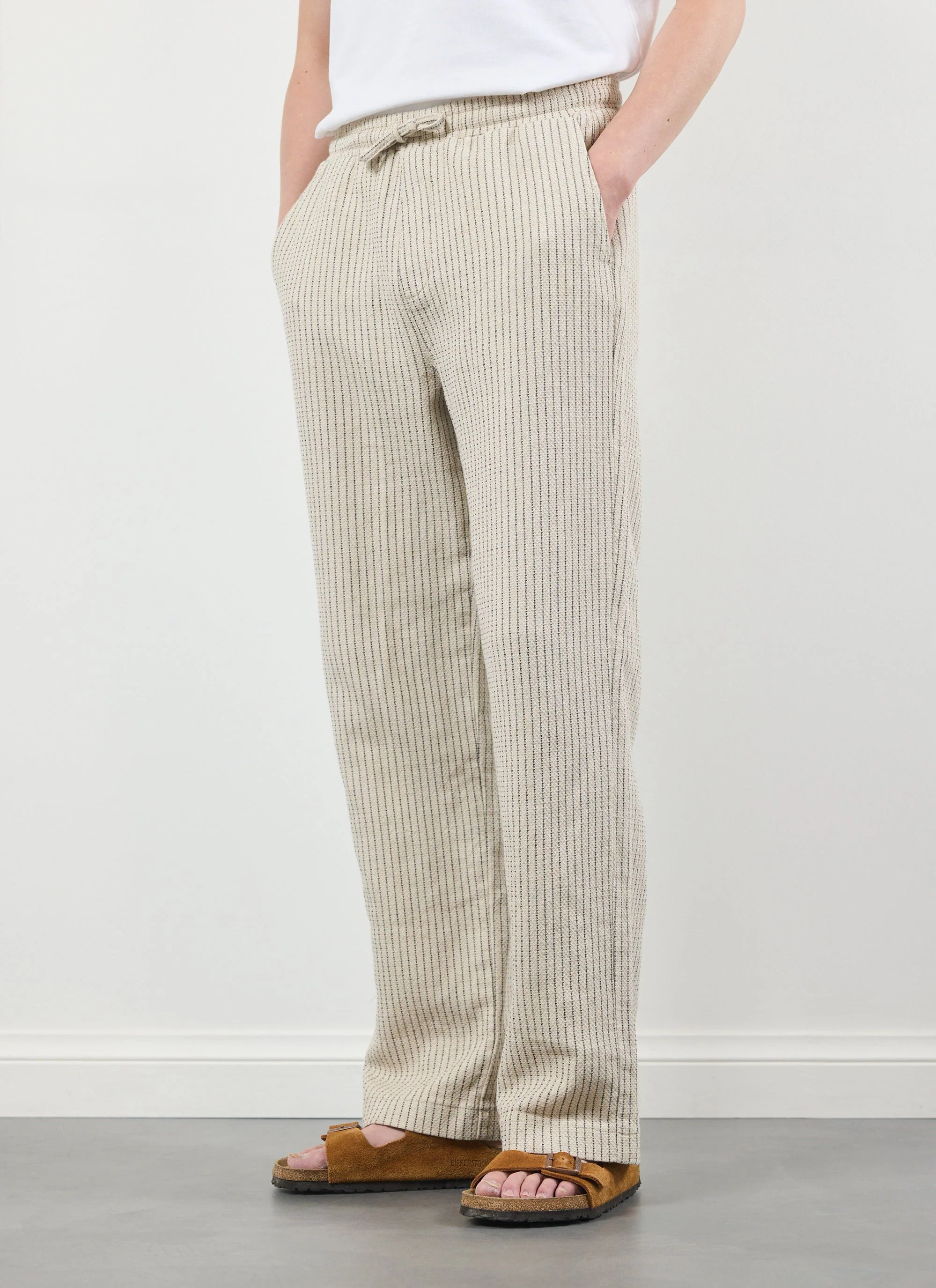 Sorrento Linen Trousers | Cotton Linen | Cream