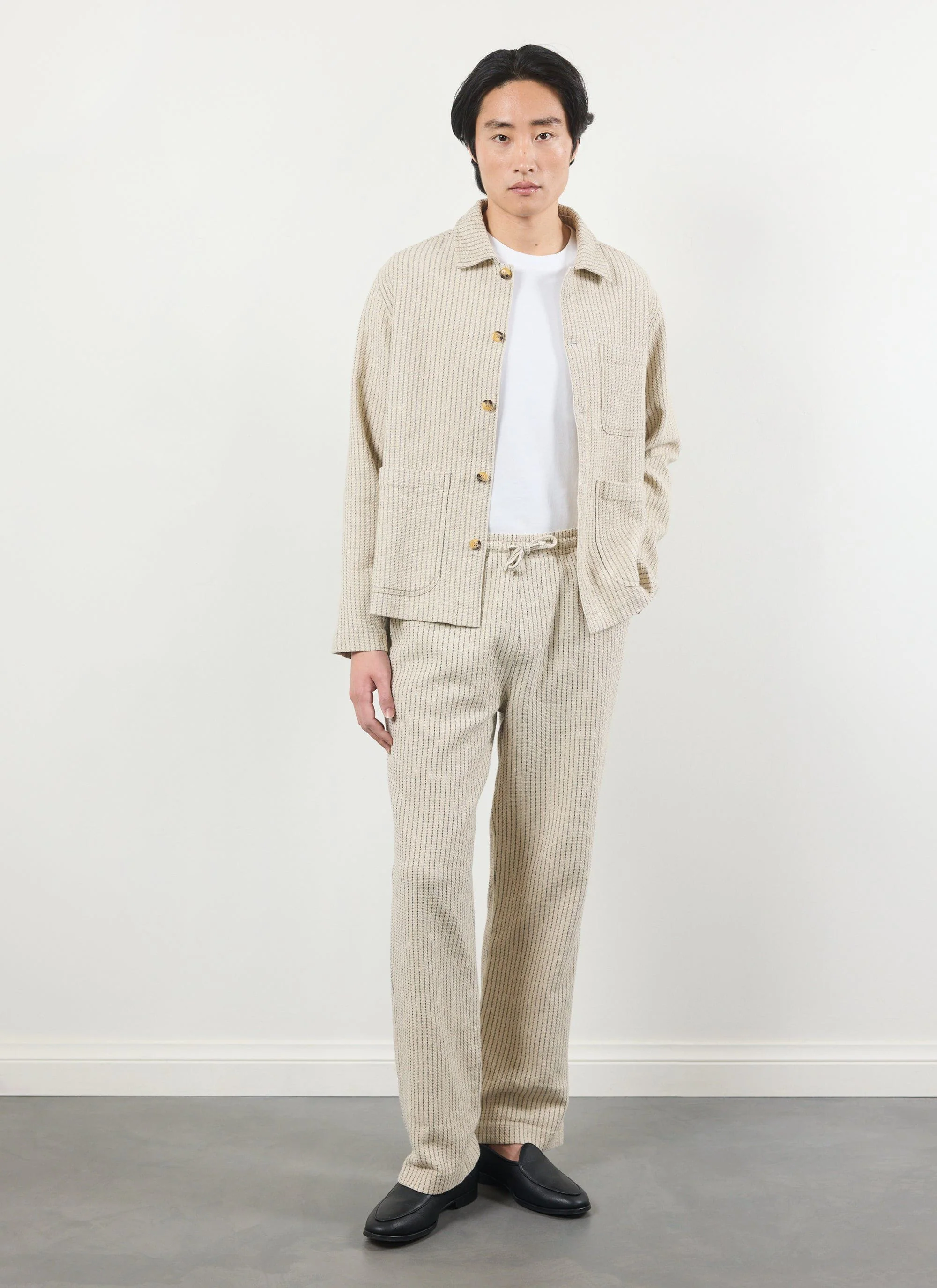 Sorrento Linen Trousers | Cotton Linen | Cream