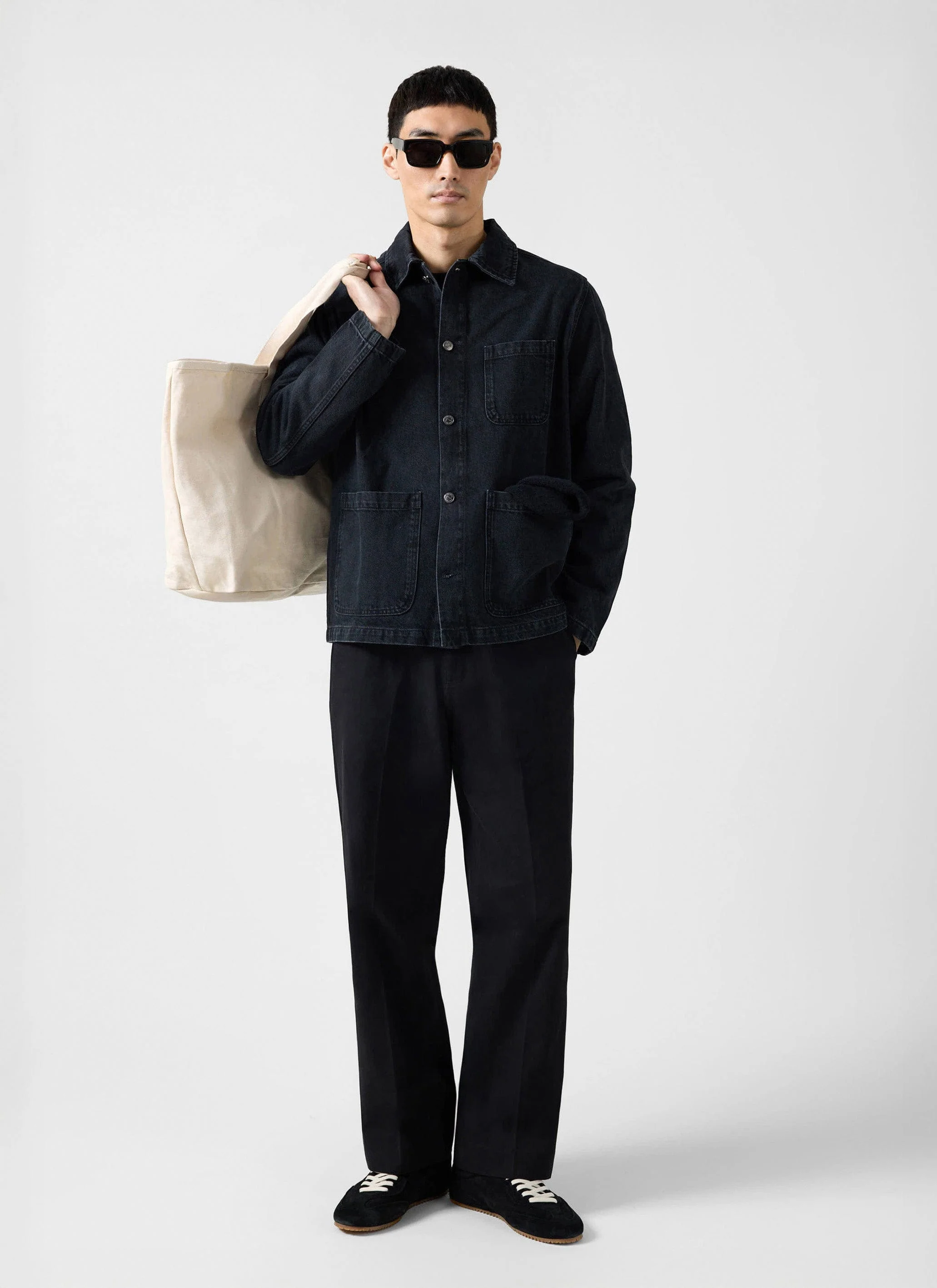 681-gove-chore-jacket-denim-black-2.webp Gove Chore Jacket | Denim | Black