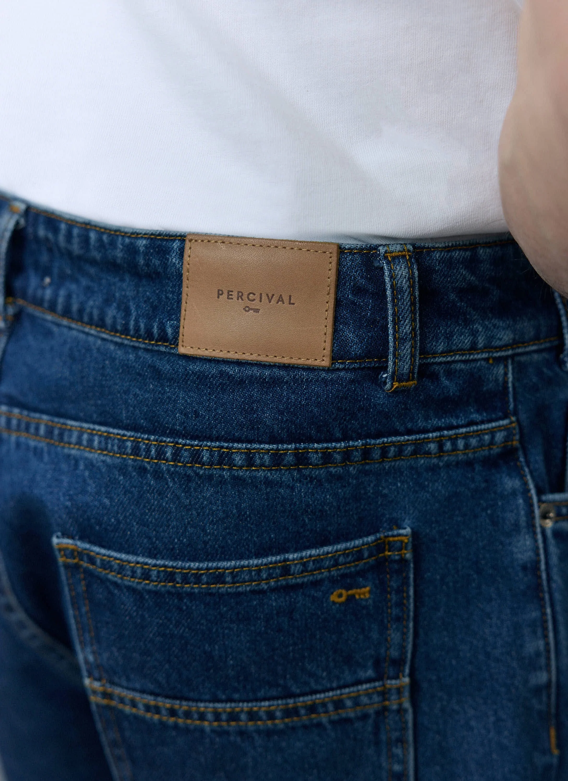 688-relaxed-leg-denim-jeans-cotton-mid-wash-blue-6.webp Relaxed Leg Denim Jeans | Cotton | Mid Wash Blue