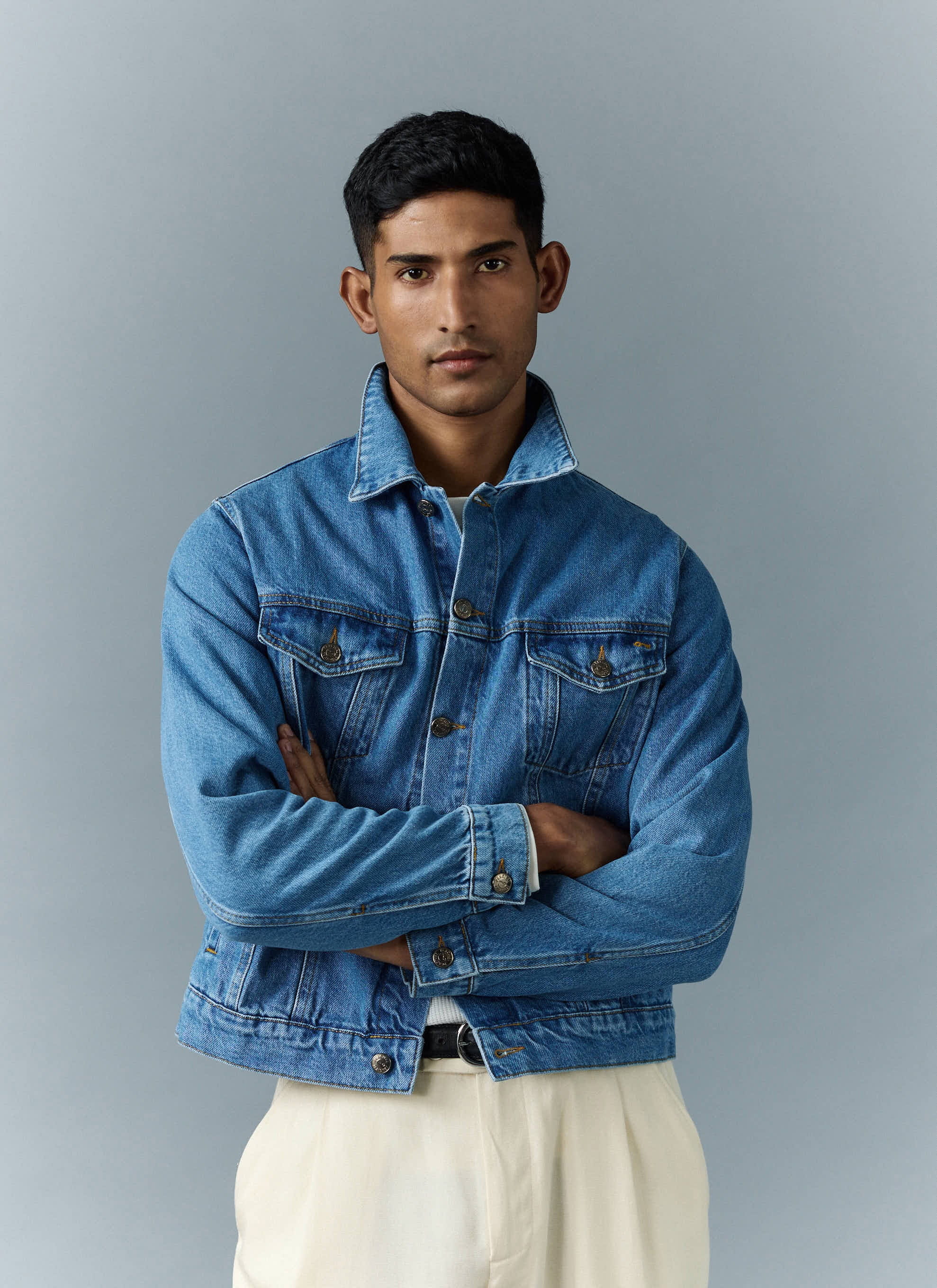 701-western-trucker-jacket-denim-light-wash-blue-1.jpg Western Trucker Jacket | Denim | Light Wash Blue