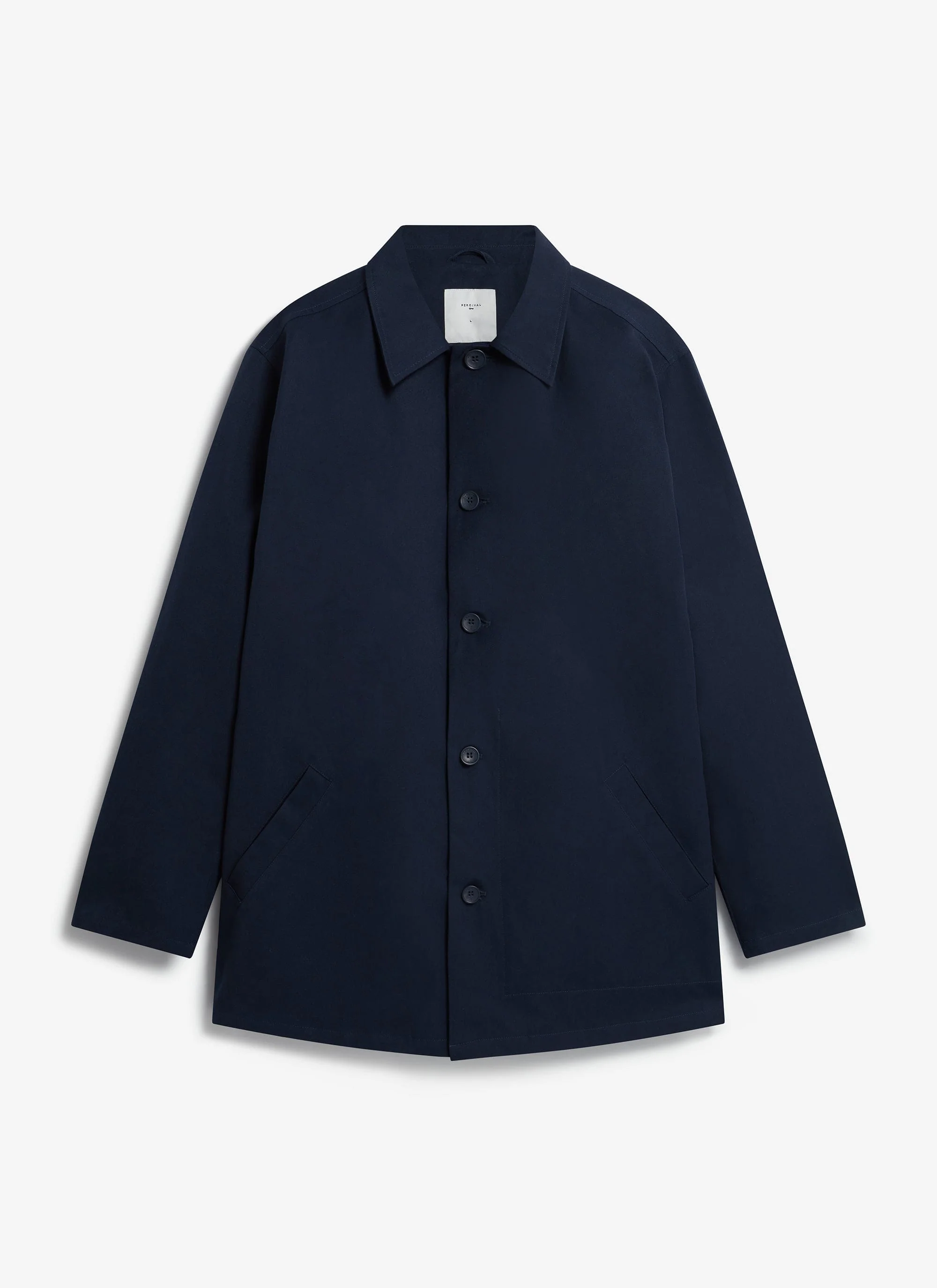 Sherlock Short Trench Coat | Waterproof | Midnight with Olive