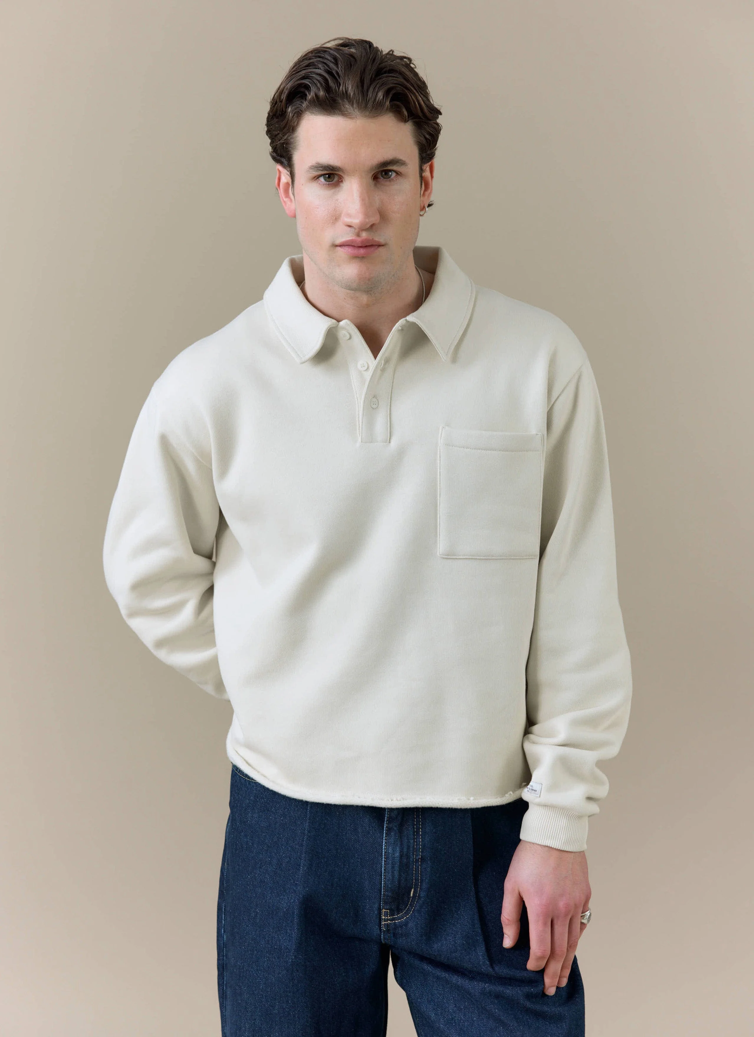 729-dudley-boxy-sweatshirt-cotton-cream-1.webp Dudley Boxy Sweatshirt | Cotton | Cream