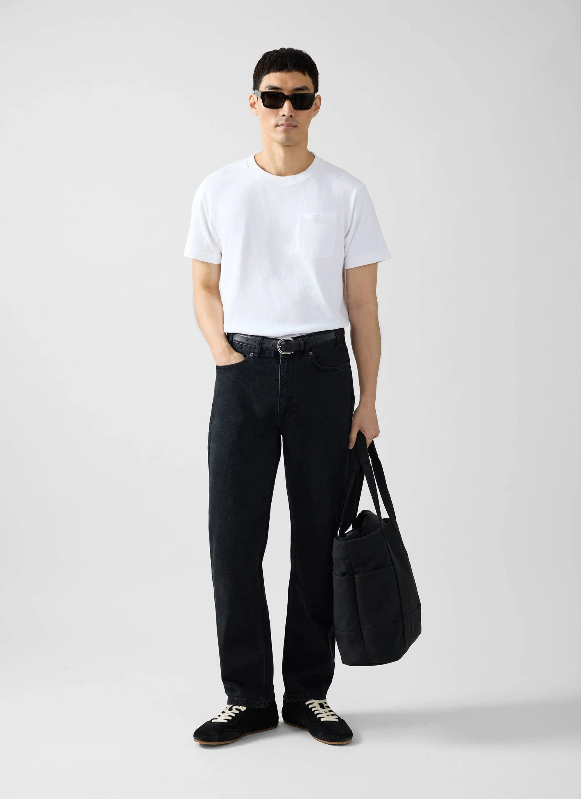 Short Sleeve Pocket T Shirt | Organic Cotton | White