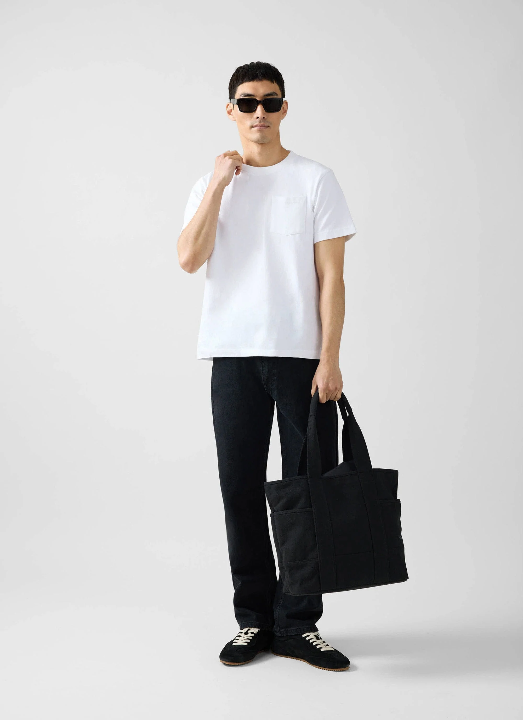 Short Sleeve Pocket T Shirt | Organic Cotton | White