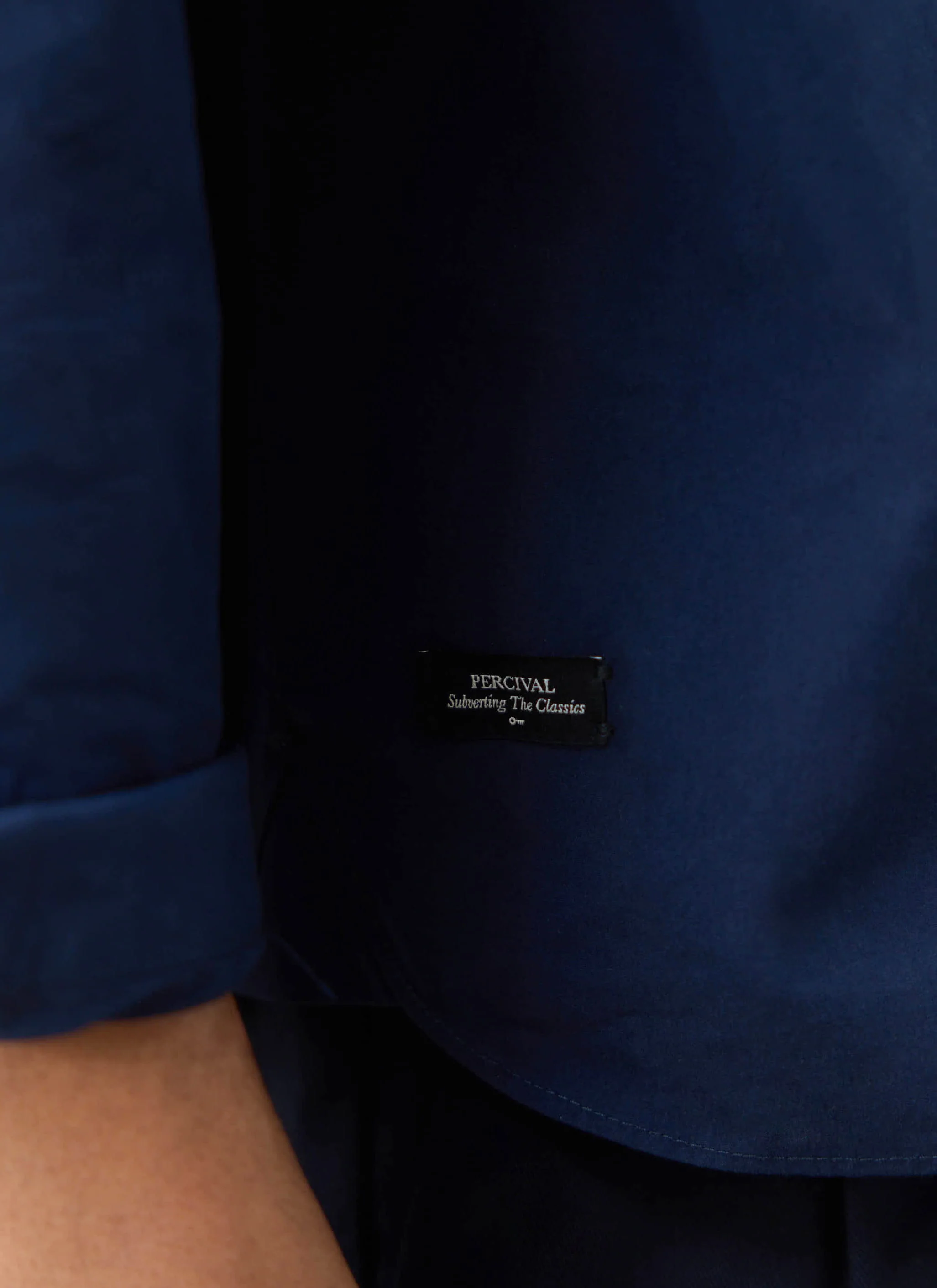 81-dali-relaxed-poplin-shirt-cotton-navy-6.webp Dali Relaxed Poplin Shirt | Cotton | Navy