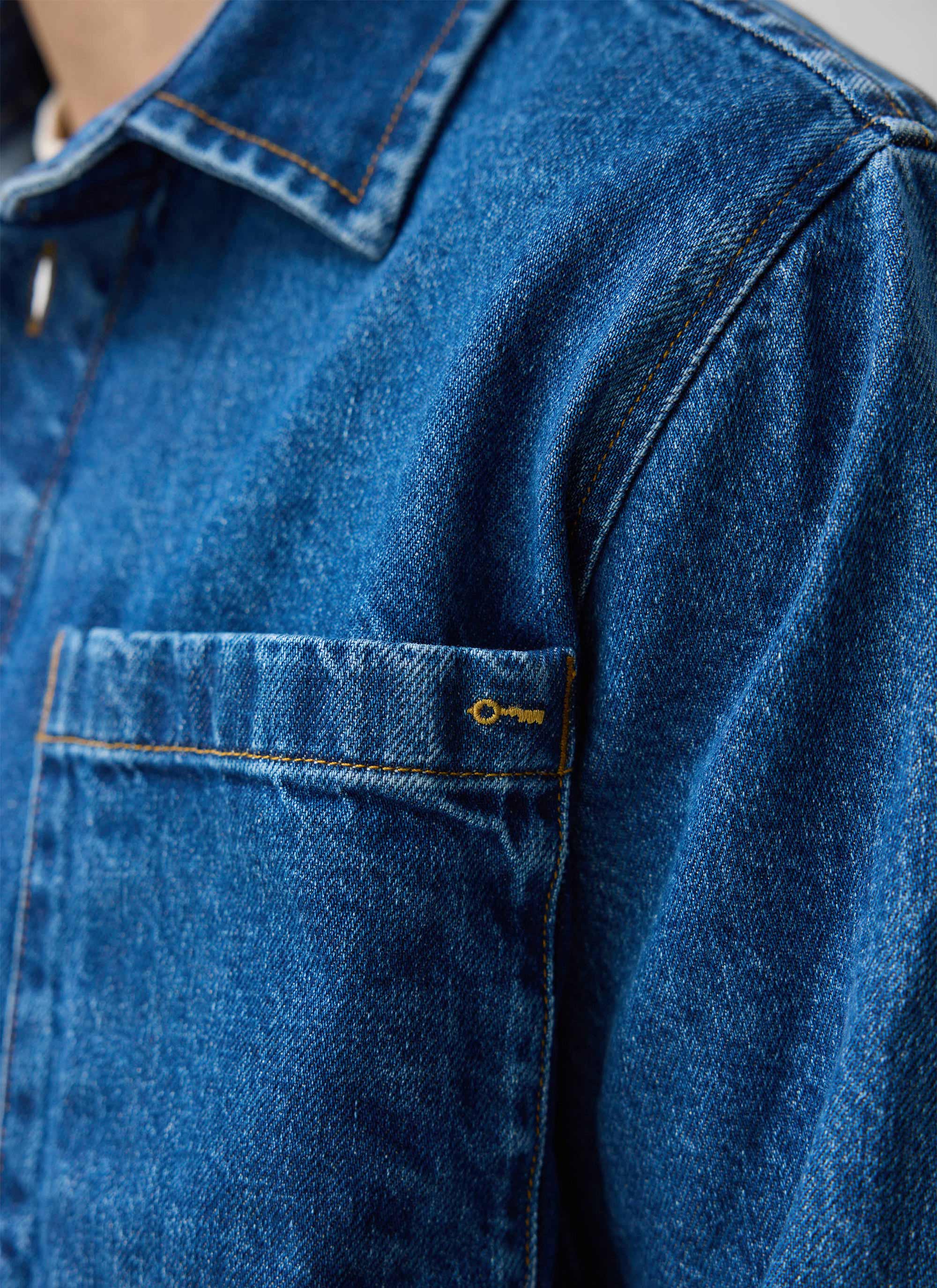 879-denim-heavyweight-overshirt-cotton-mid-wash-blue-3.jpg Denim Heavyweight Overshirt | Cotton | Mid Wash Blue