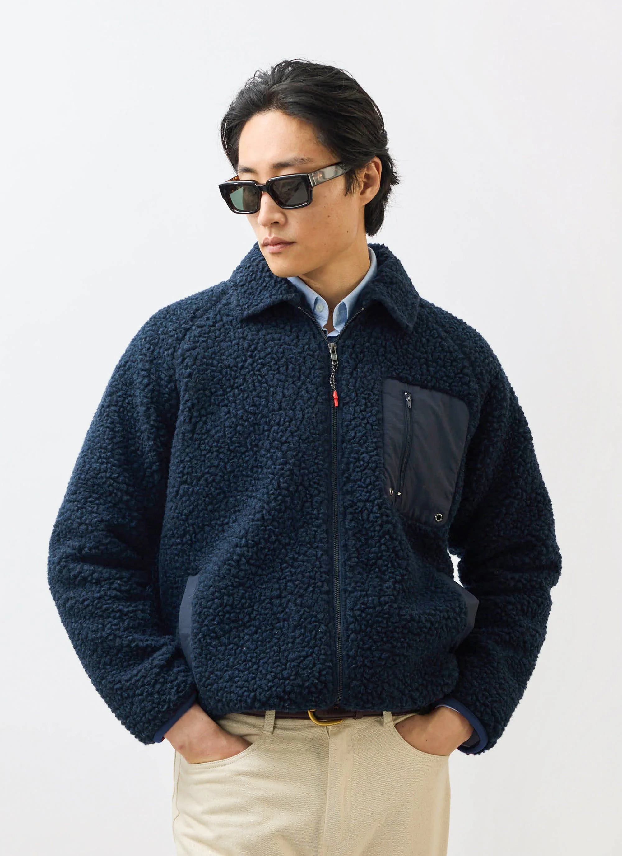 935-men-s-wool-fleece-jacket-navy-2.webp Men's Wool Fleece Jacket | Navy