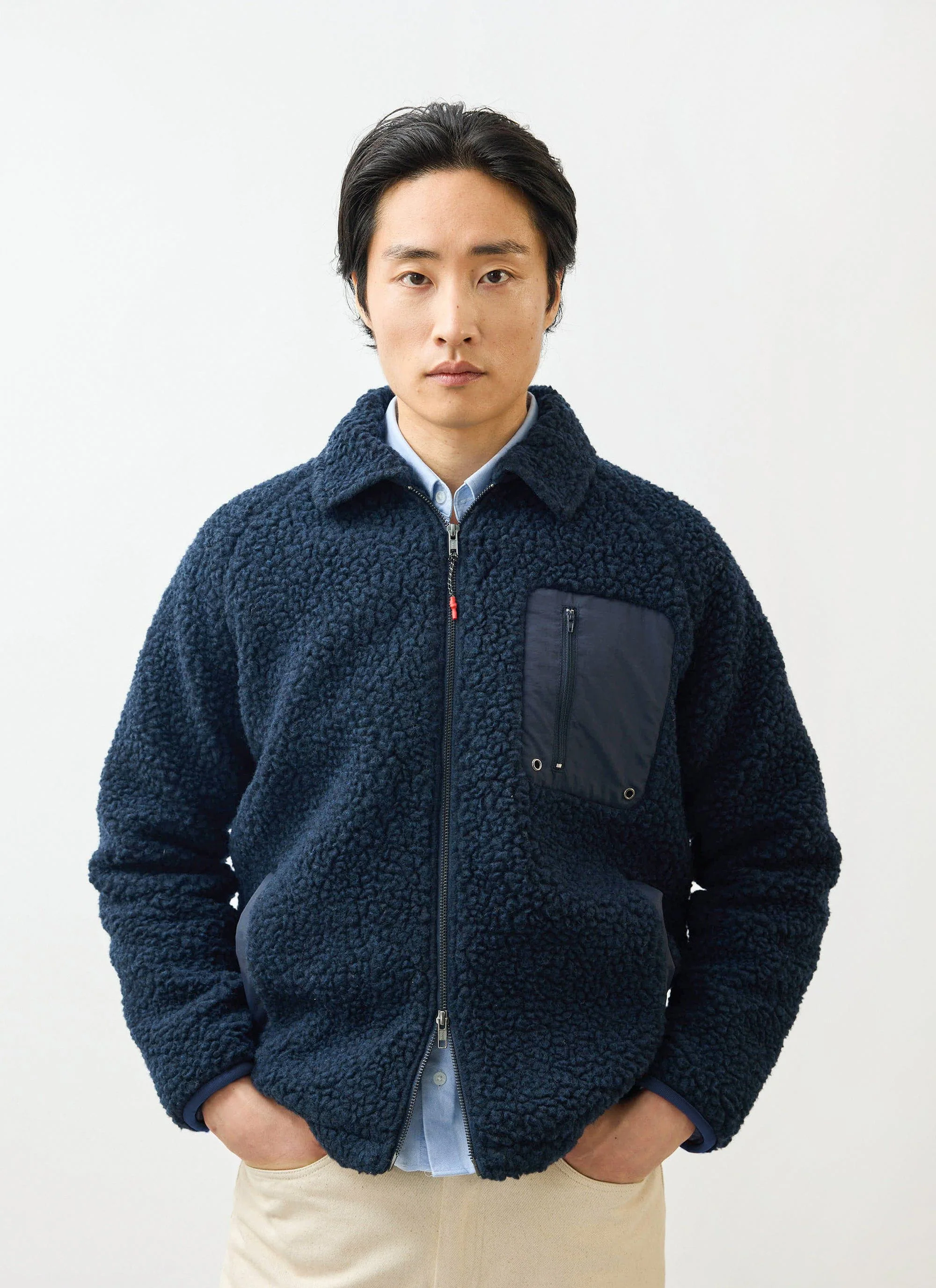 935-men-s-wool-fleece-jacket-navy-3.webp Men's Wool Fleece Jacket | Navy