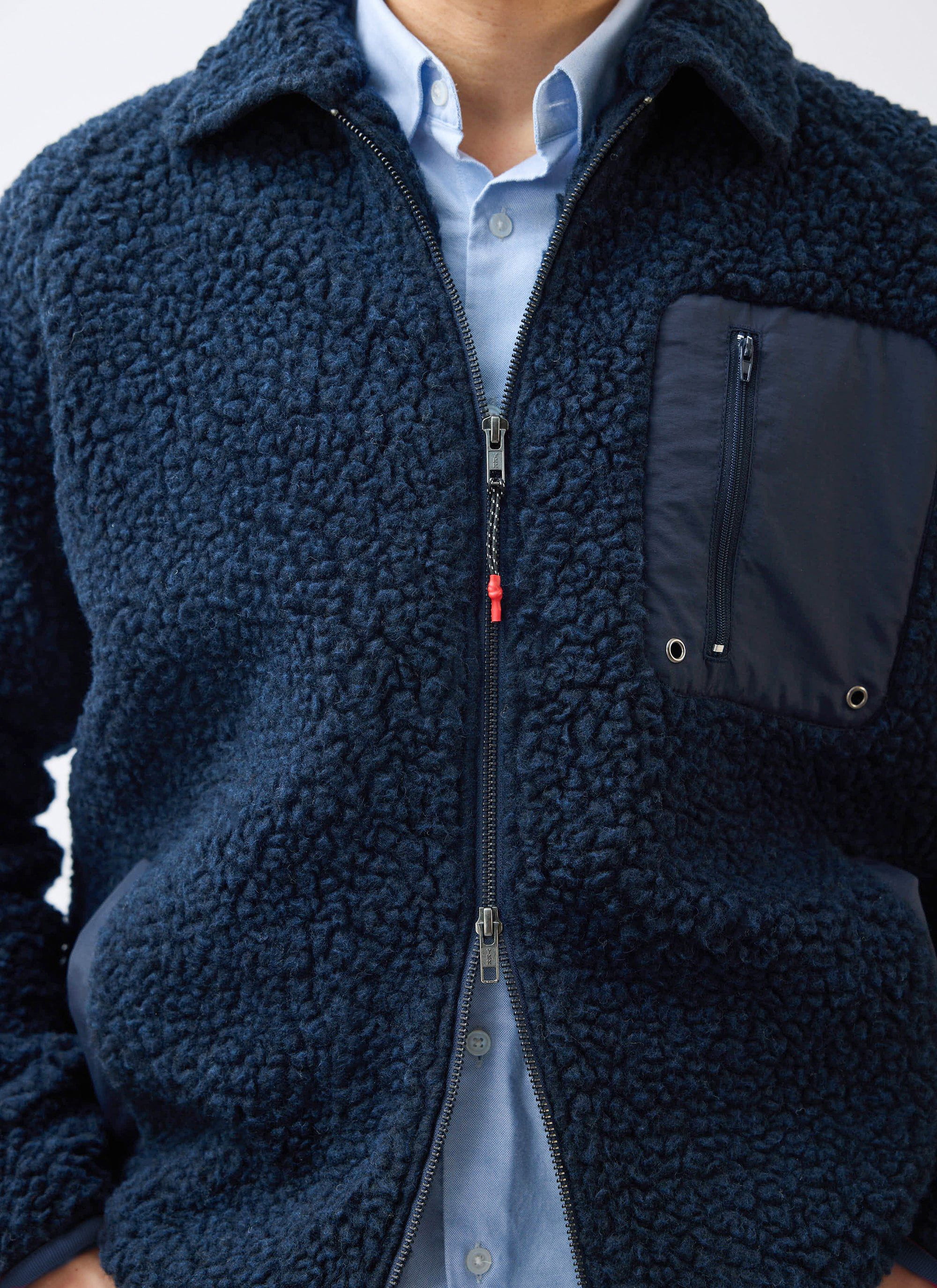 935-men-s-wool-fleece-jacket-navy-4.jpg Men's Wool Fleece Jacket | Navy