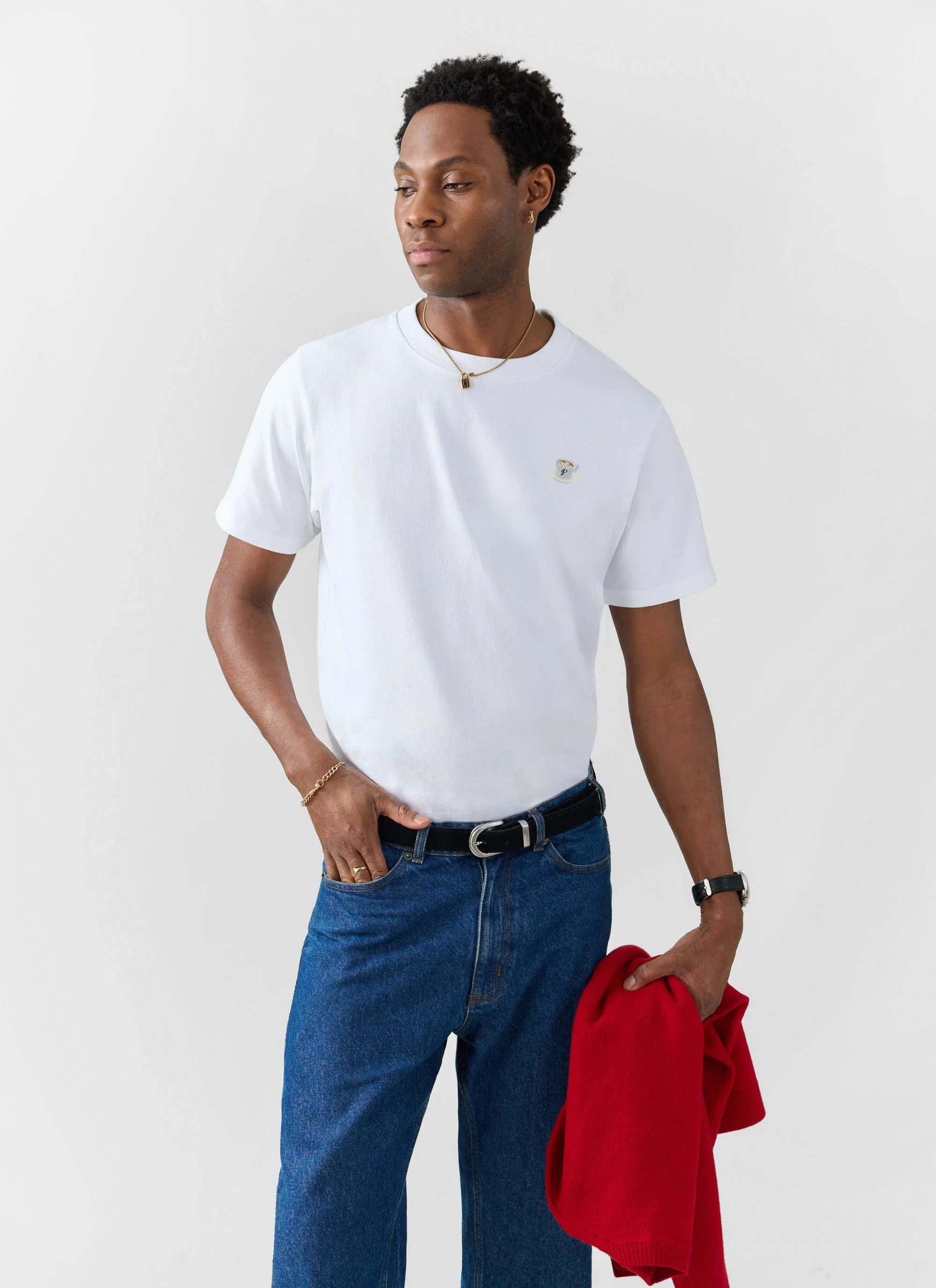 970-flat-white-embroidered-t-shirt-organic-cotton-white-2.webp Flat White Embroidered T Shirt | Organic Cotton | White
