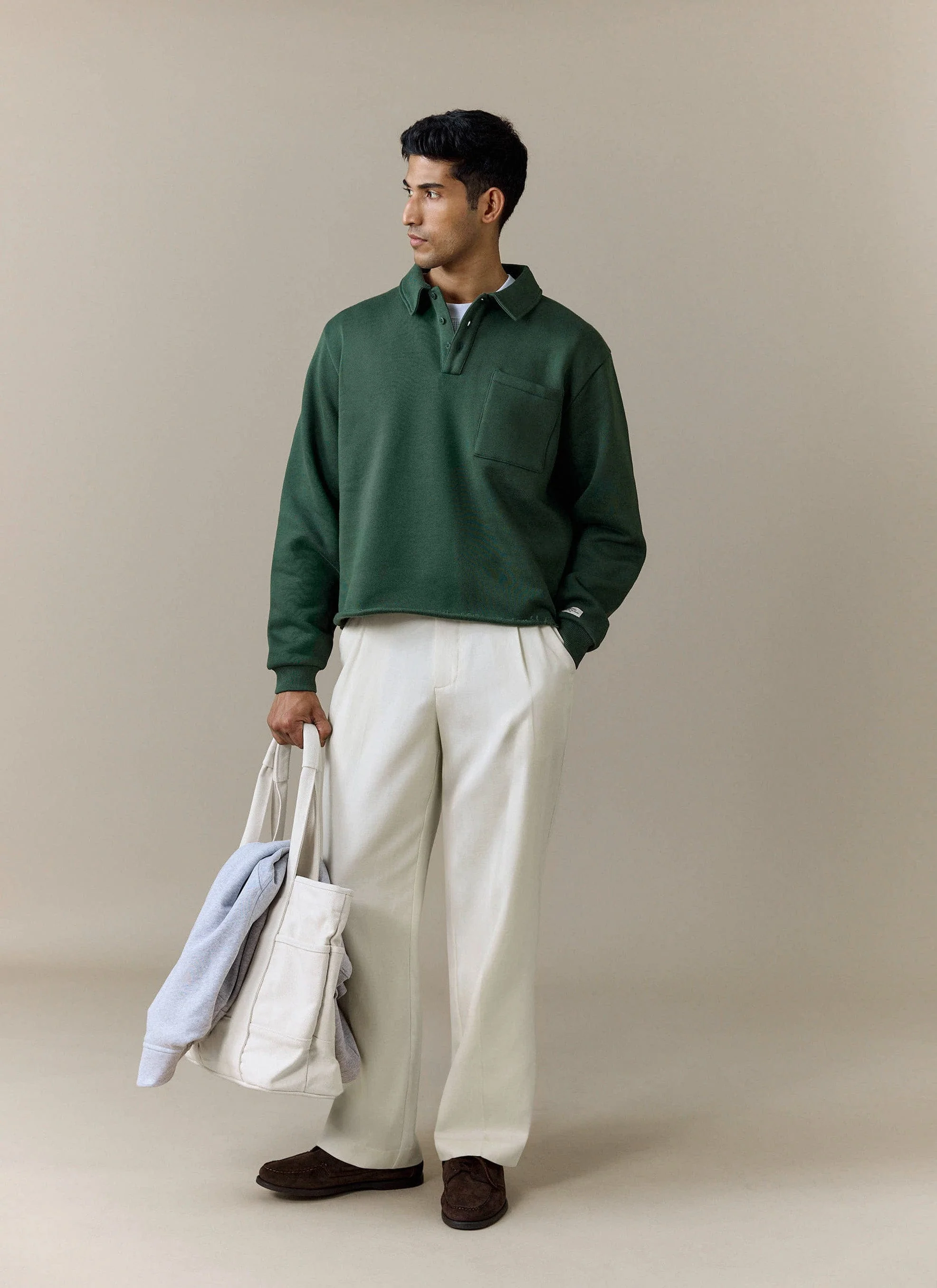 991-dudley-boxy-sweatshirt-cotton-forest-3.webp Dudley Boxy Sweatshirt | Cotton | Forest